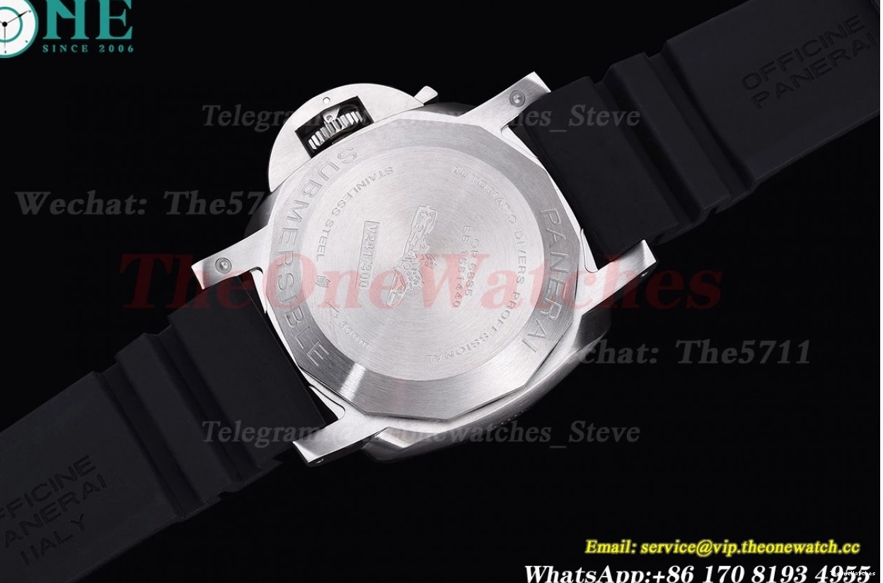 SS TTF PAM1229 P900 black Submersible RU Dial 44mm 0109
